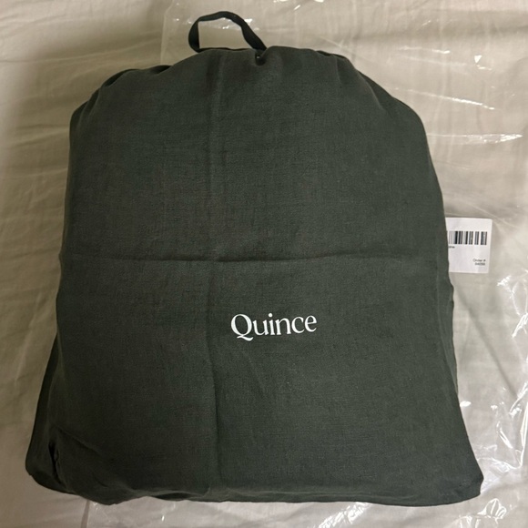 Quince european linen sheet set queen pine nwot - Picture 3 of 8